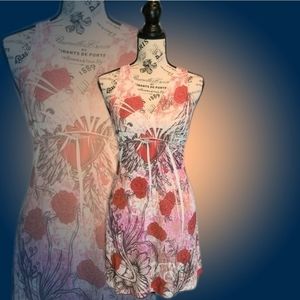 L8ter Tattoo Pattern V-neck Top / Drezs